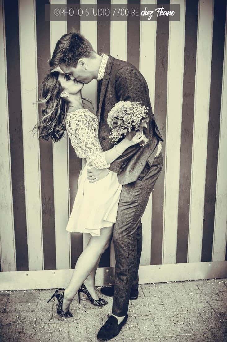 Photo de couple lors du mariage de Sandra et Maxime