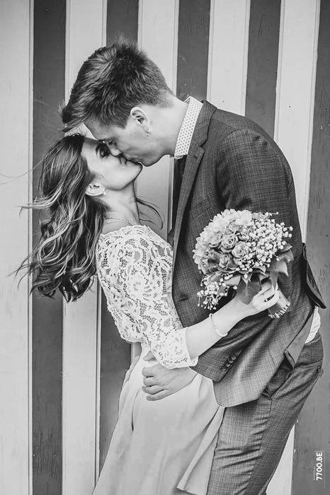 Photo de mariage réalisée par le Studio 7700.BE chez Fhano