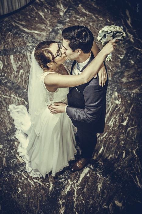 Photo de mariage réalisée par le Studio 7700.BE chez Fhano