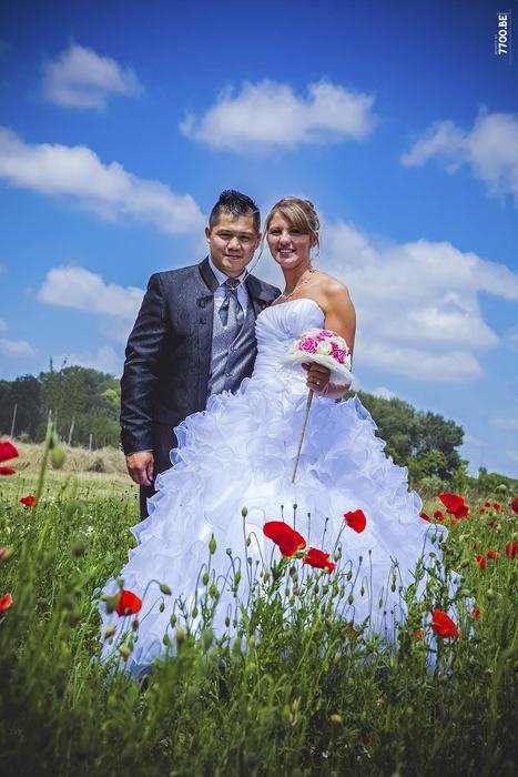 Photo de mariage réalisée par le Studio 7700.BE chez Fhano