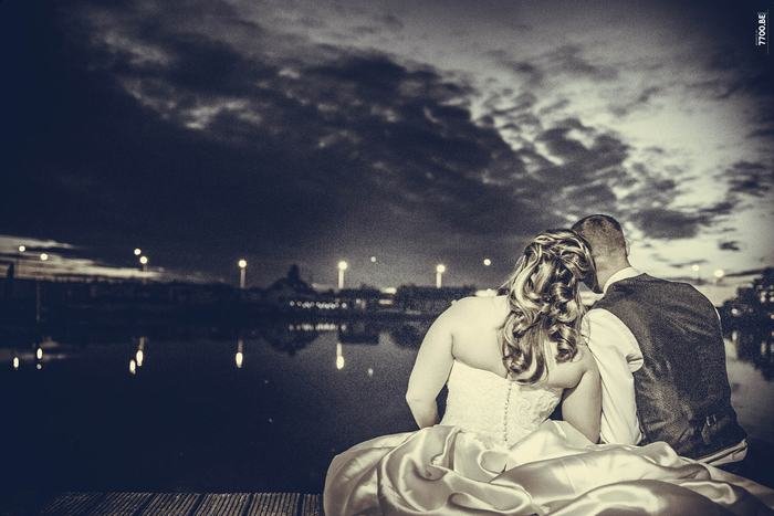 Photo de mariage réalisée par le Studio 7700.BE chez Fhano