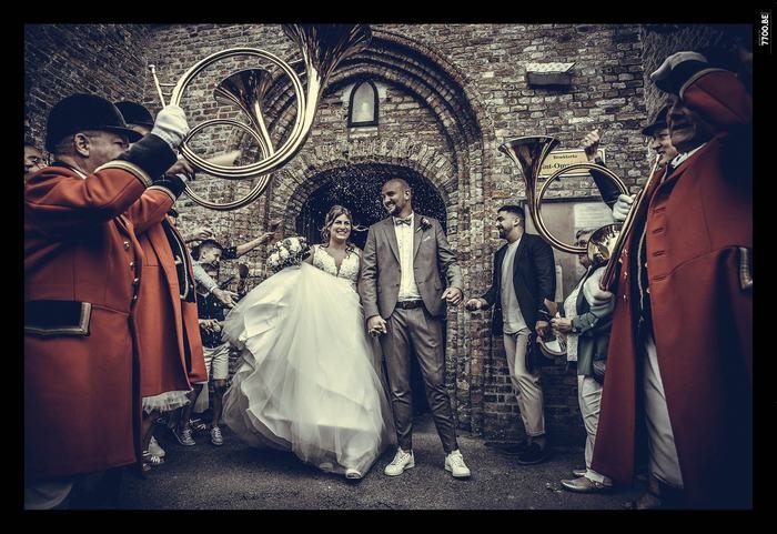 Photo de mariage réalisée par le Studio 7700.BE chez Fhano