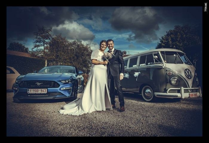Photo de mariage réalisée par le Studio 7700.BE chez Fhano