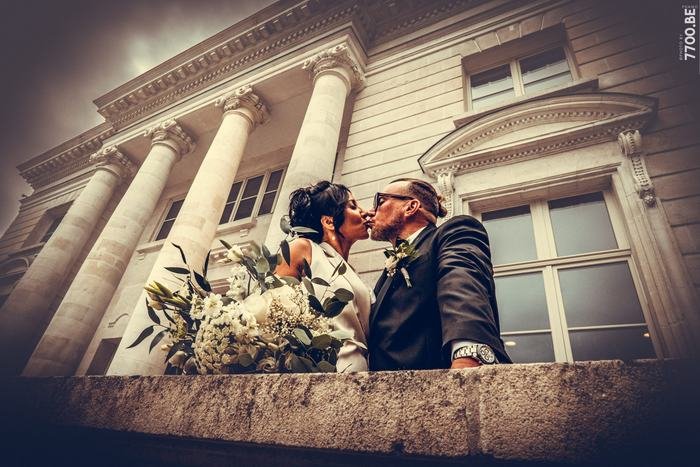 Photo de mariage réalisée par le Studio 7700.BE chez Fhano