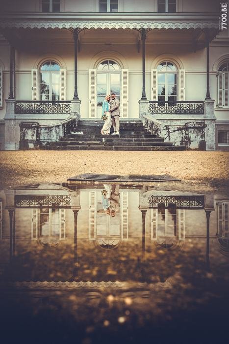 Photo de mariage réalisée par le Studio 7700.BE chez Fhano
