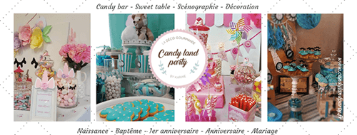 Candy Land Party La déco gourmande by Karine